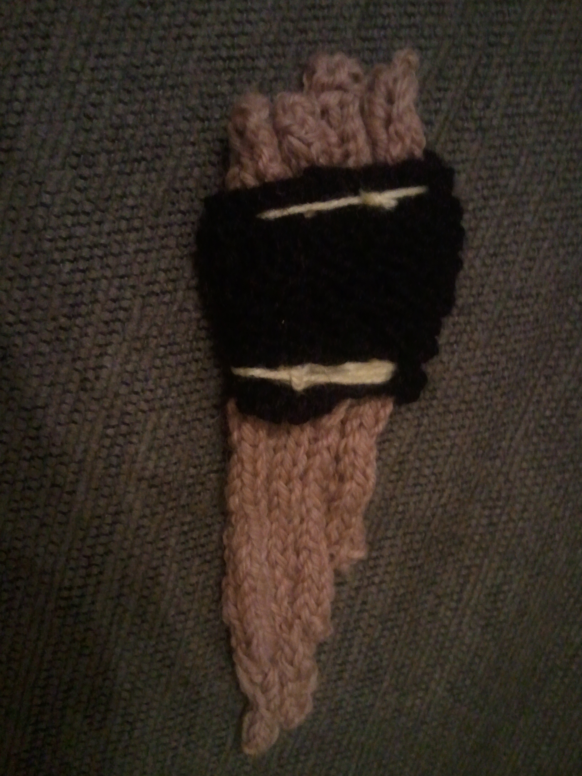Tricot #2 : Patron d'une flûte de pan