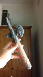 Crochet Hallebarde donjon et dragon halberd dungeon and dragon