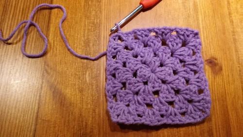 Granny square #1 : Mon premier granny square