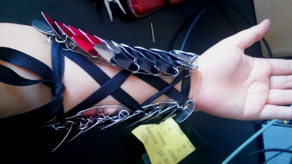 Scalemail gantelet process step 3