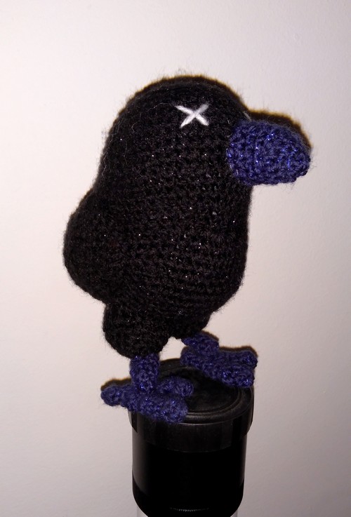 Crochet corbeau amigurumi