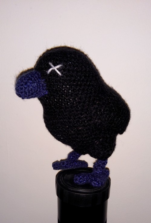 Crochet corbeau amigurumi