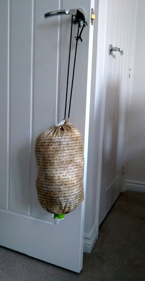 sewing plastic bag holder